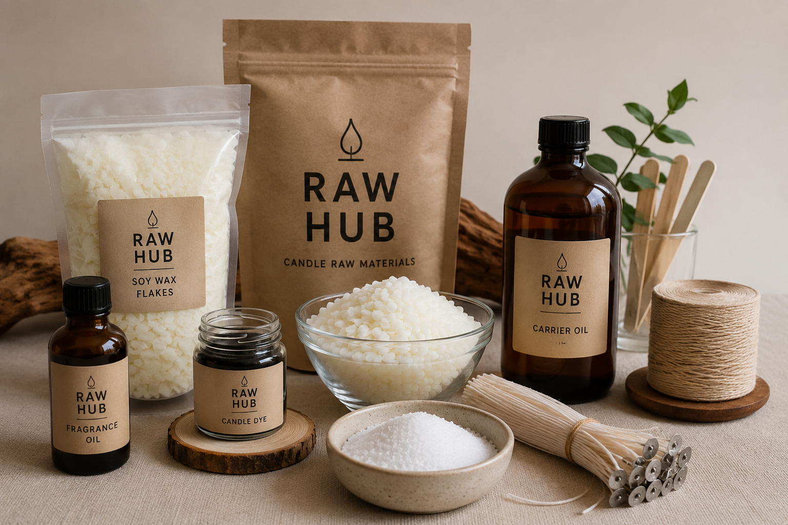 Candles - Raw materials