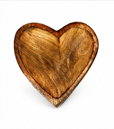 Heart-Shaped Wooden Candle Mould