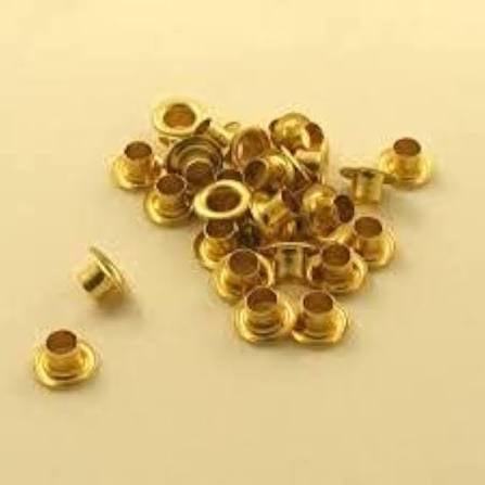 Golden eyelet for wax Sachet