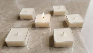 Square Acrylic Tealight (20pc)
