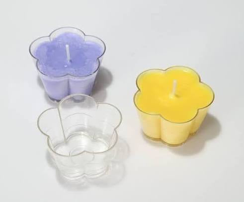 Flower Acrylic Tealight (20pc)