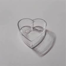 Heart Acrylic Tealight (20pc)