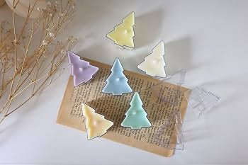 Tree Acrylic Tealight (20pc) — colorful tree-shaped tealight cups