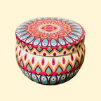 Mandala tin jars (Small) (Pack of 10)