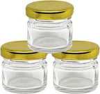 Golden lid jar 30ml (Pack of 10) — empty jars with golden lids