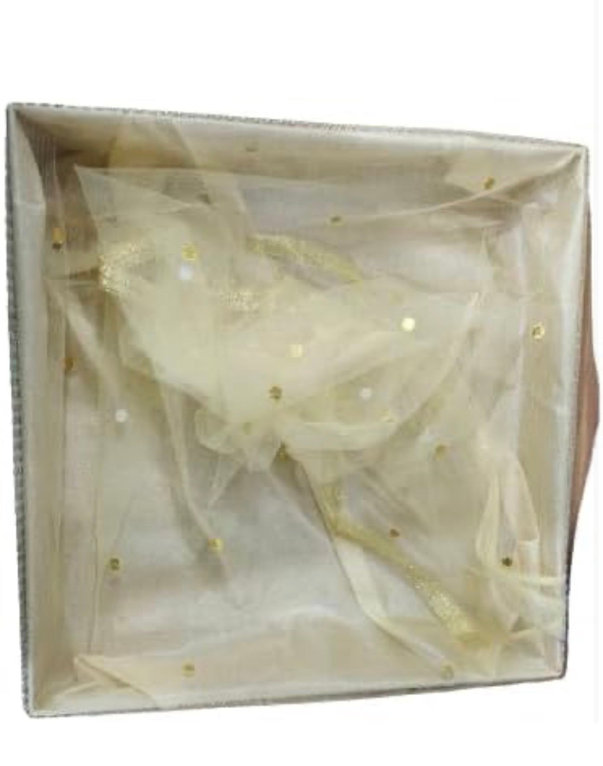 Rectangular Gift Baskets – Set of 3 (Gold)