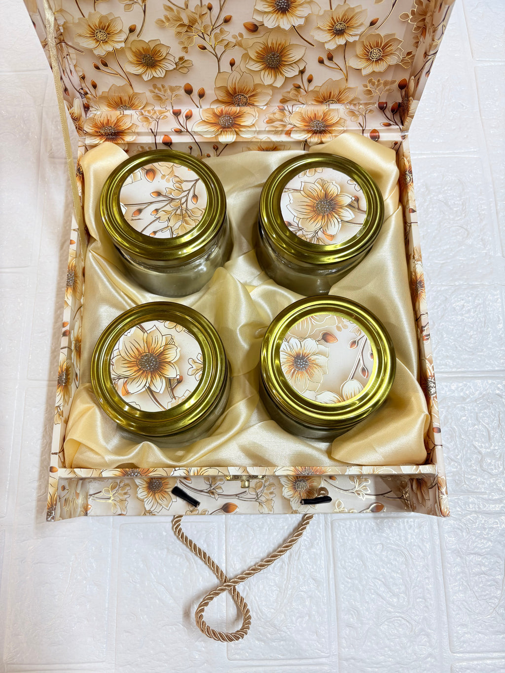 Dry Fruit Gift Box – 4 Jars (Almond, Cashew, Pistachio & Seeds)