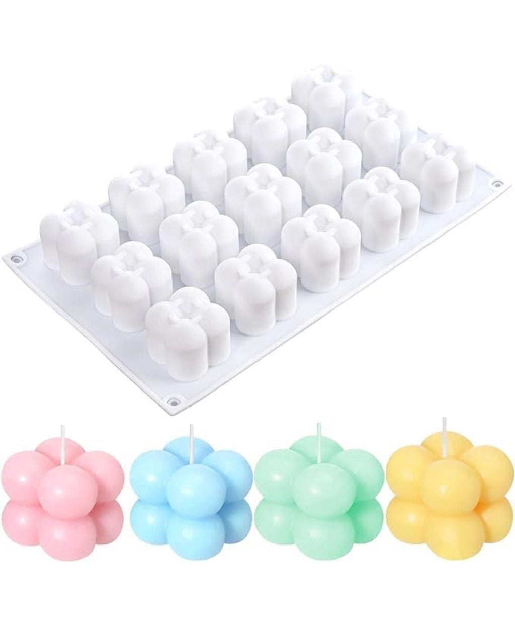 Silicone Bubble Candle Mould – Small