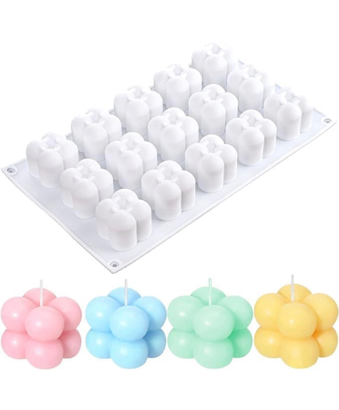 Silicone Bubble Candle Mould – Small