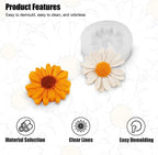 Daisy Flower Silicone Candle Mould – Single Large