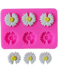 Daisy Flower Silicone Candle Mould – Multi Cavity