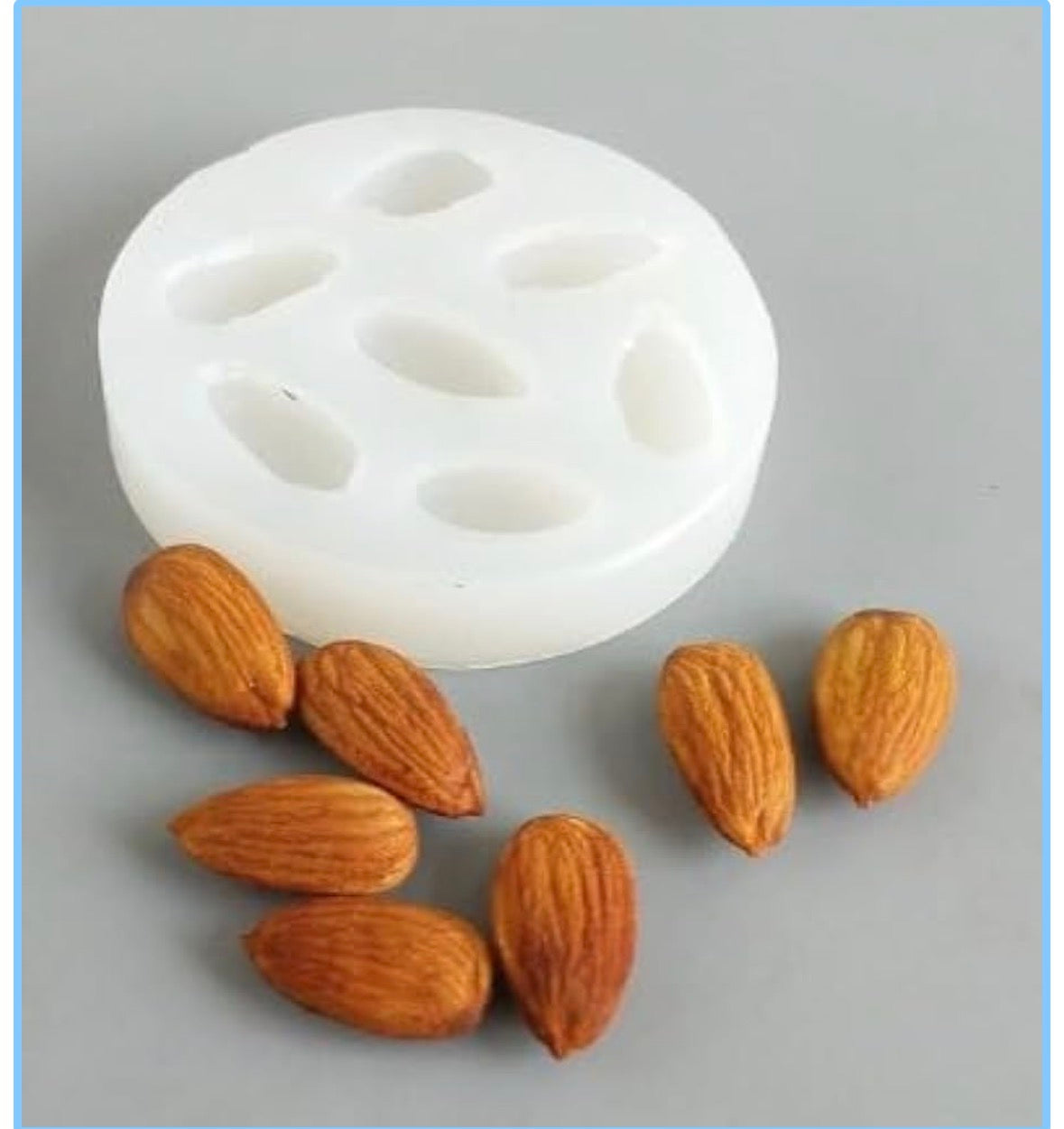 Almond Shape Silicone Candle Mould
