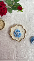 Urli Candle – White & Blue